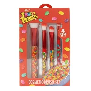 NWT! Fuity Pebbles 4pc Make Up Brush Set NEW
